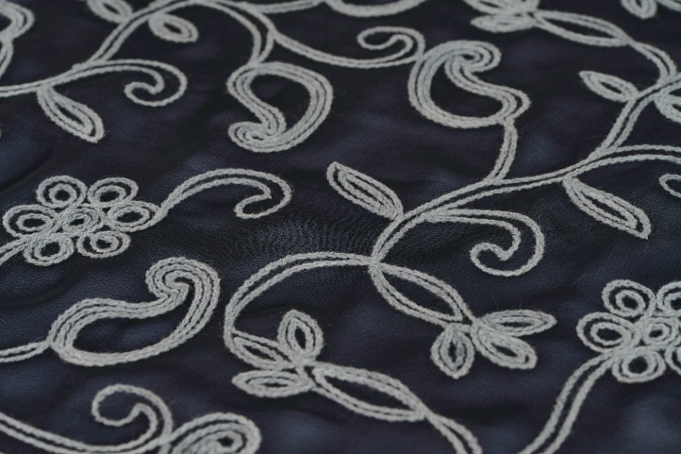 Embroidery on Chiffon - 22